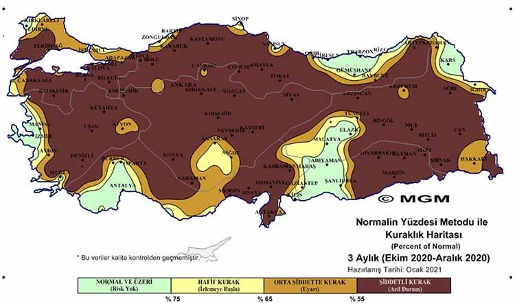 Haritaların gösterdiği ve uzmanların dikkat çektiği 'kuraklık tehdidi' büyüyor - Resim : 3