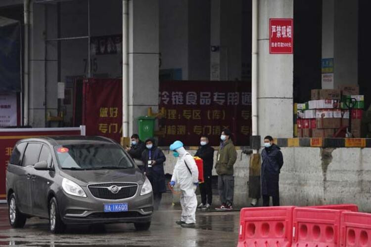 WHO heyeti Coronavirus'ün ilk görüldüğü Wuhan'daki Huanan pazarında - Resim : 4