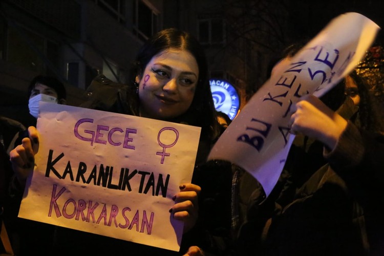 Fotoğraflarla 20’nci Feminist Gece Yürüyüşü - Resim : 4