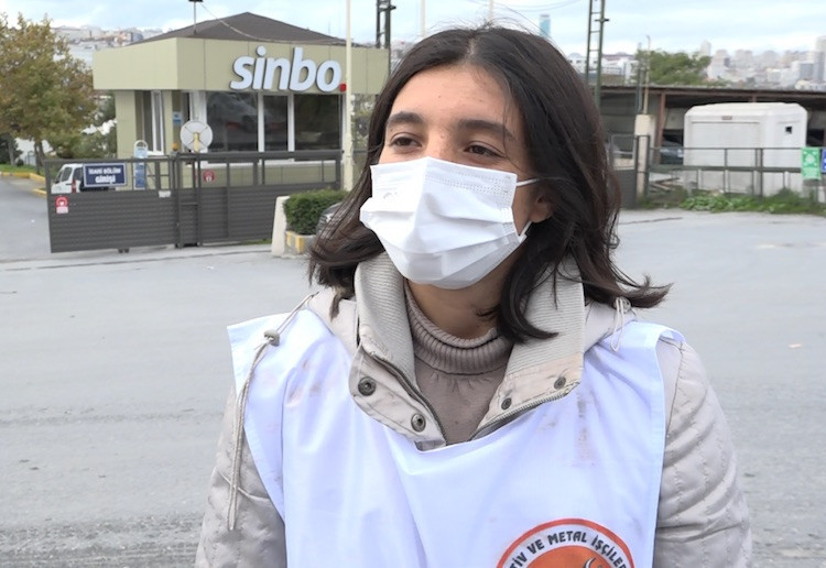 Sinbo işçileri ücretsiz izne karşı direniyor - Resim : 2