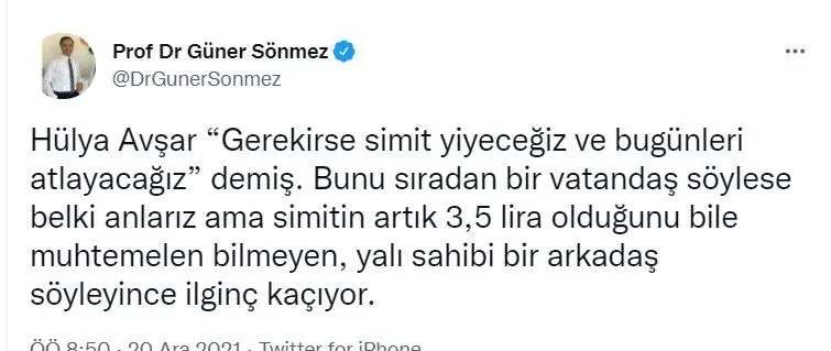 Hülya Avşar'ın 'Gerekirse simit yenecek' açıklamasına tepki yağdı - Resim : 3