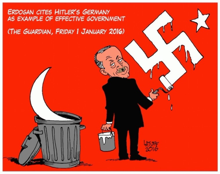 Carlos Latuff'un 'Erdoğan'lı karikatürleri - Resim: 17