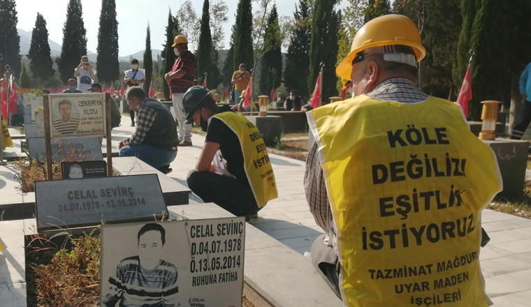 Madencilerin Ankara yürüyüşüne barikat: Bir ay maaş alma buraya gelir misin komutanım? - Resim : 1