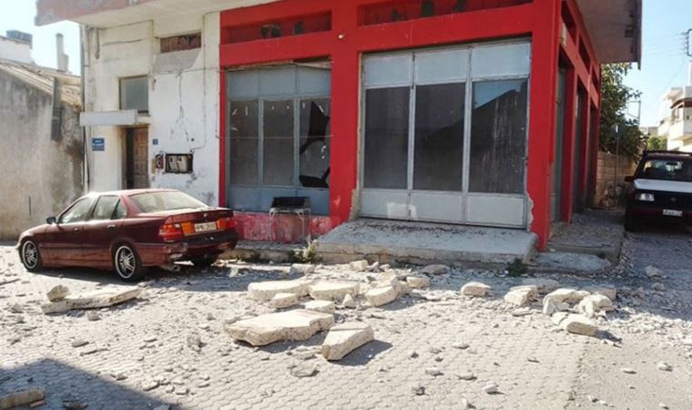 Girit'te şiddetli deprem: Enkaz altında kalanlar var - Resim : 1