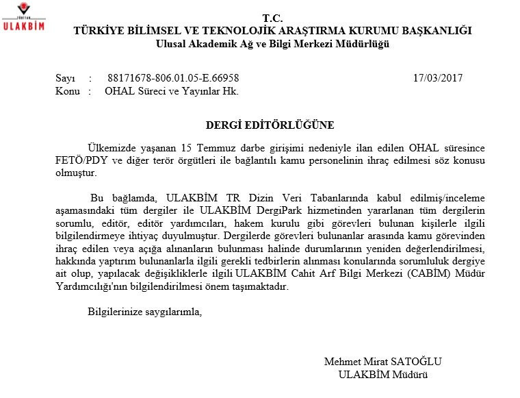 ‘Atılan akademisyenlere dergi de yaptırmayın!’ - Resim : 1