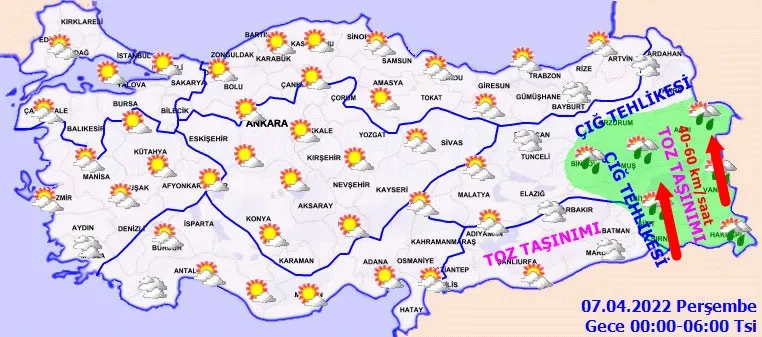 Meteorolojiden sarı ve turuncu kodlu alarm: 11 ilde çamur yağacak - Resim : 3