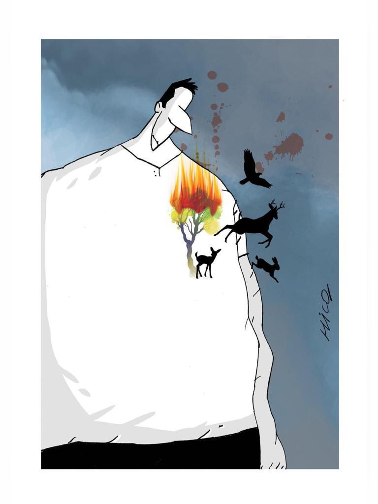 Karikatürist Hicabi Demirci'ye tehdit: Instagram hesabı askıya alındı - Resim : 1