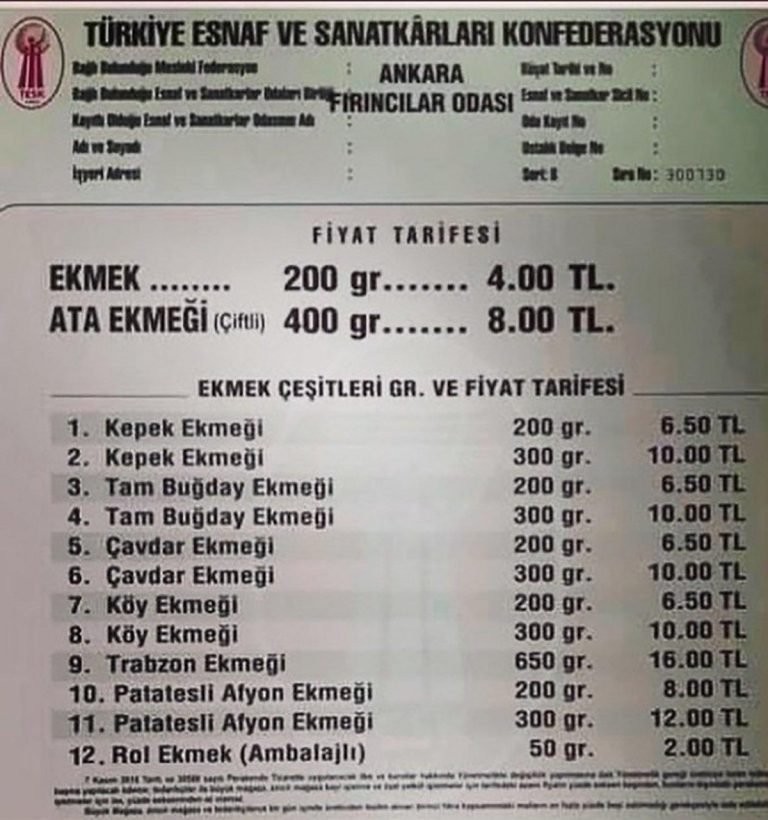 Ankara'da ekmeğe zam - Resim : 1