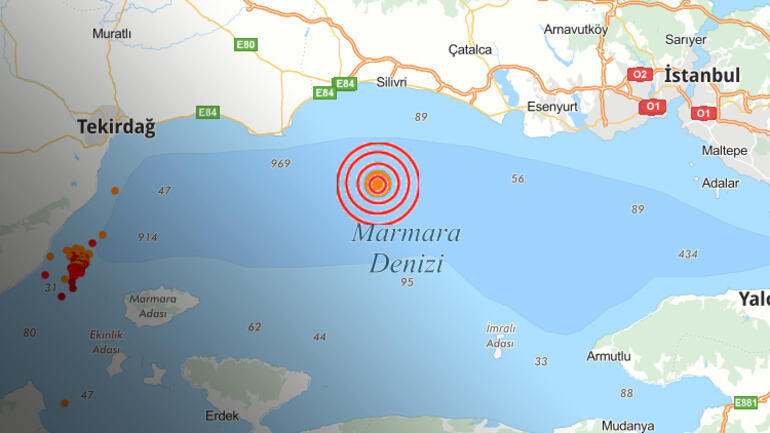 İstanbul'da 4,7 büyüklüğünde deprem - Resim : 1