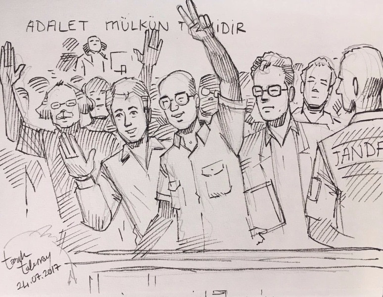 Çizgilerle Cumhuriyet davası - Resim: 1