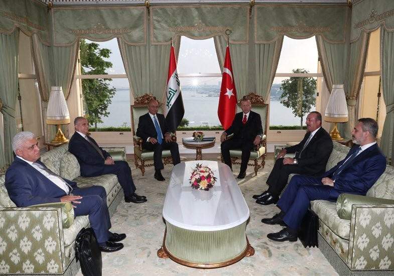 Irak Cumhurbaşkanı Salih, Erdoğan ile görüştü - Resim : 1