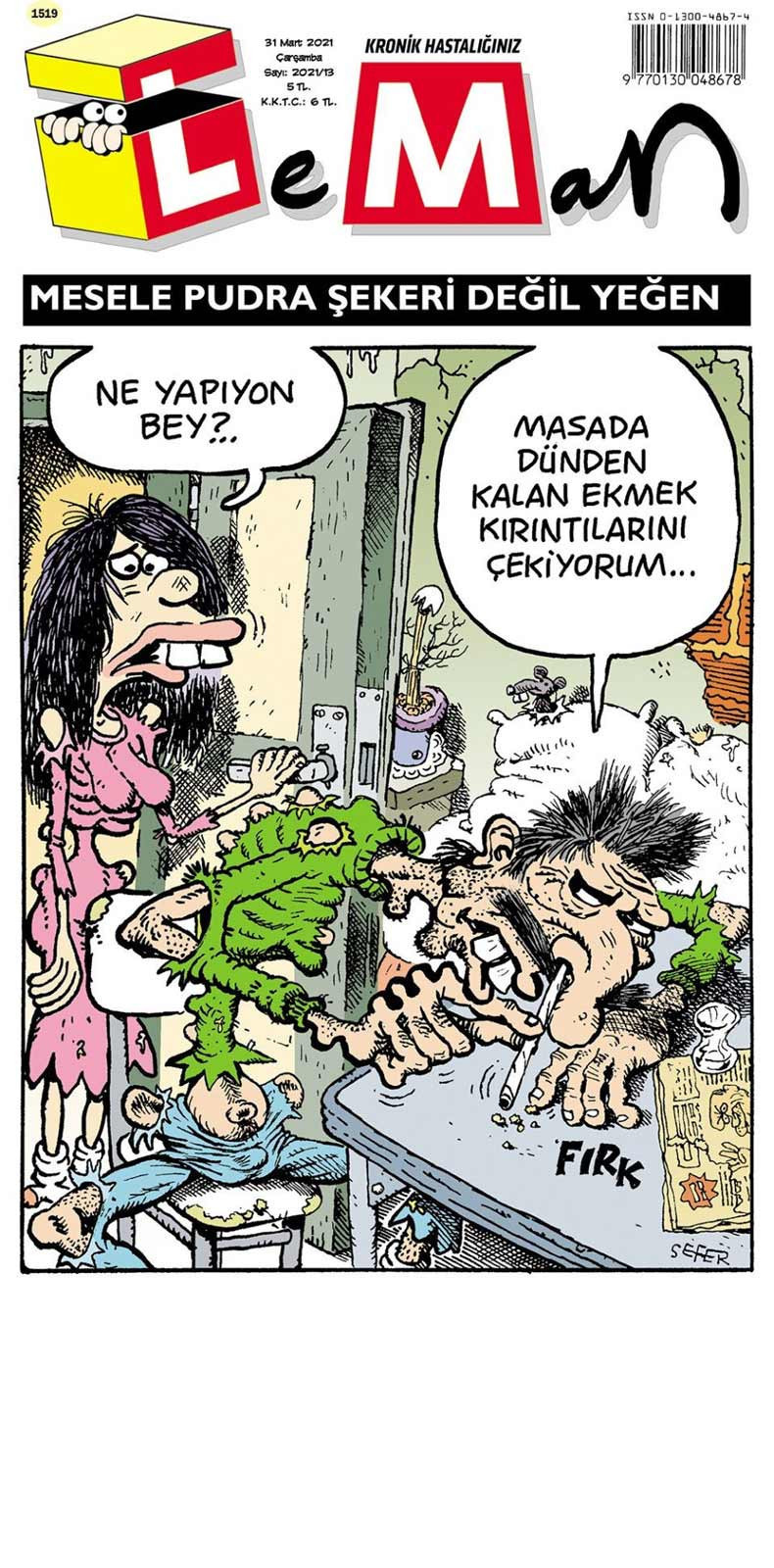 Leman'dan 'pudra şekeri' göndermeli kapak - Resim : 1