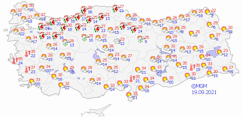 Meteoroloji hafta sonu hava nasıl olacağını duyurdu - Resim : 2