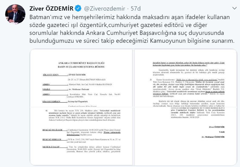 Işıl Özgentürk hakkında iki ayrı suç duyurusu: Gazetecilik kadınları dinlemeyi gerektirir - Resim : 1