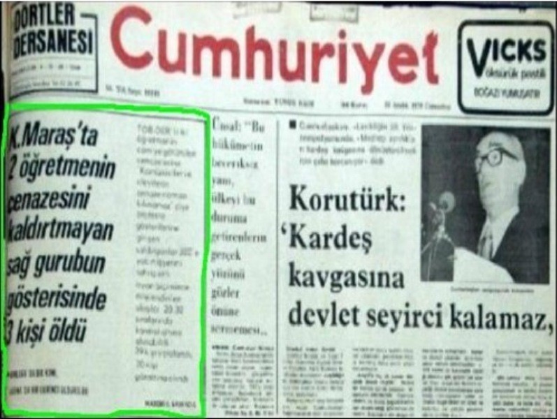 40. yılında Maraş Katliamı: Dönemin gazeteleri ne yazdı? - Resim: 9