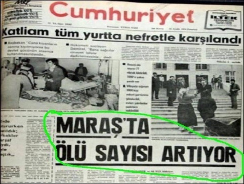 40. yılında Maraş Katliamı: Dönemin gazeteleri ne yazdı? - Resim: 13