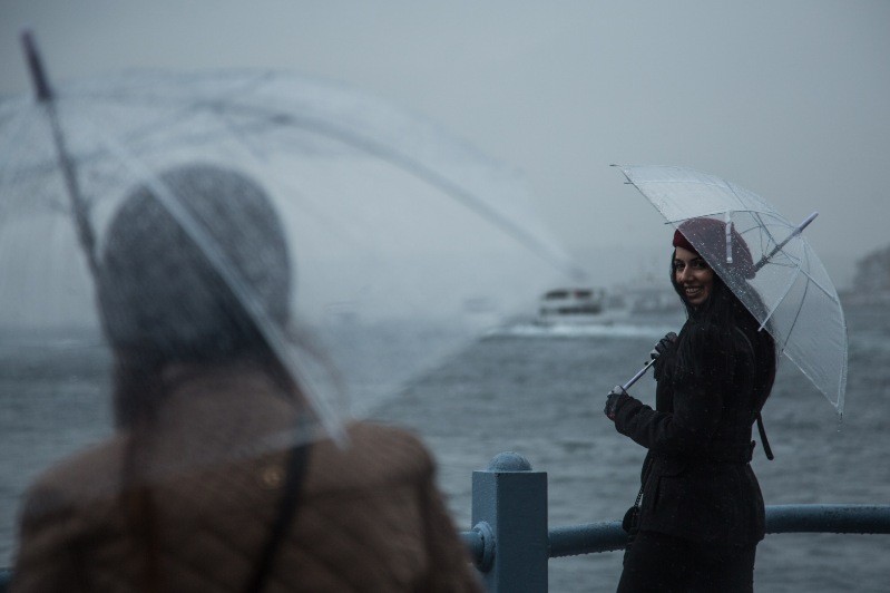 İstanbul'da yağmur - Resim: 1