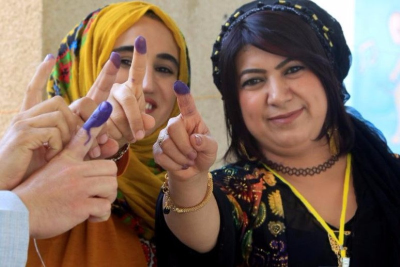 Irak Kürdistanı sandık başında - Resim: 1