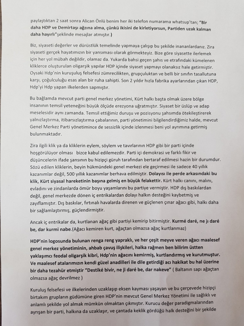 HDP yönetimini 'hizipçilik'le suçlayıp istifa etti - Resim : 2