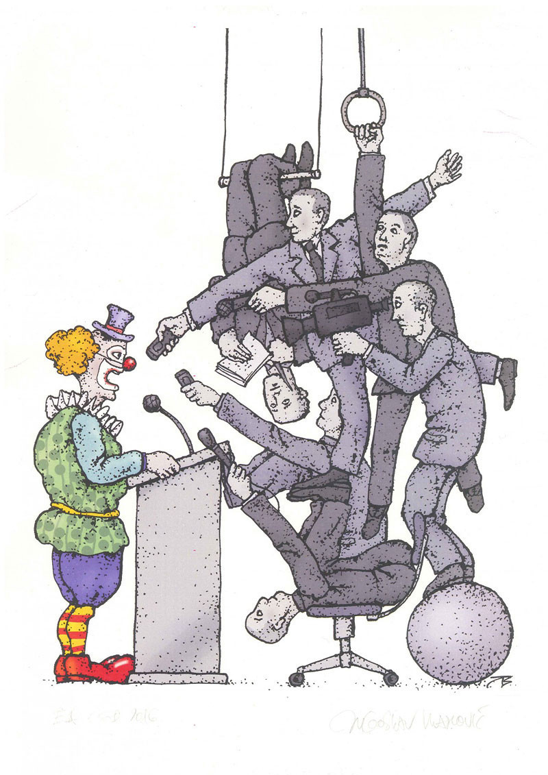 33. Aydın Doğan Uluslararası Karikatür Yarışması - Resim: 18
