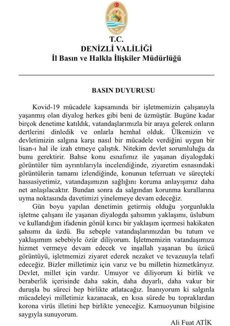 Valinin özrü gündem oldu: İmla hataları nedeniyle üç kez yinelendi - Resim : 3