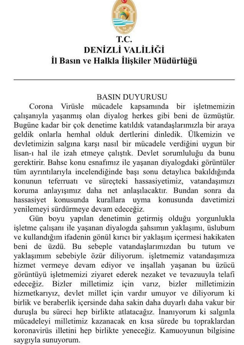Valinin özrü gündem oldu: İmla hataları nedeniyle üç kez yinelendi - Resim : 2