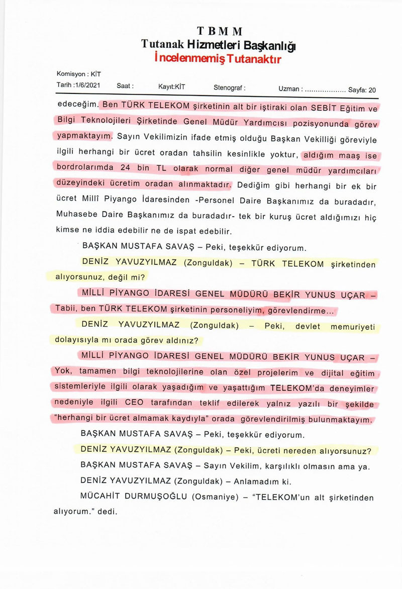 Milli Piyango Genel Müdürü Uçar, özel bir şirketin bordrolu çalışanı çıktı - Resim : 2