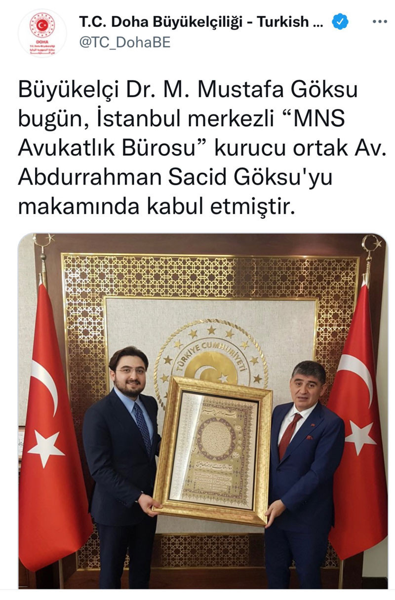 Resmi büyükelçilik hesabında kanuna aykırı 'reklam' - Resim : 1