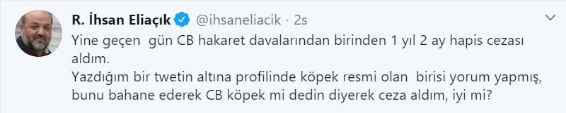 İhsan Eliaçık'a 'Cumhurbaşkanına köpek dedin' cezası - Resim : 1