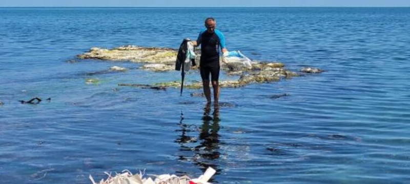 Çevreci dalgıç gördüğü çöp yığını karşısında ağladı - Resim: 5