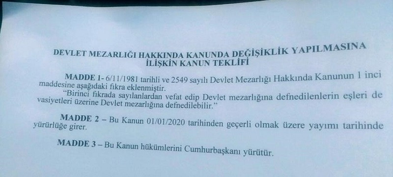 Rahşan Ecevit için ortak yasa teklifi - Resim : 1