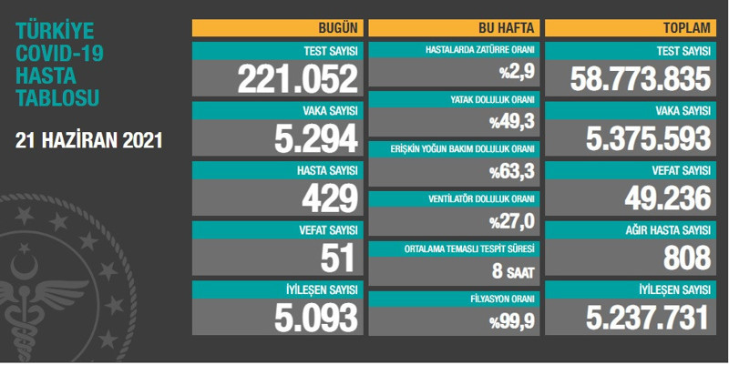 Vaka sayısı arttı, 51 kişi hayatını kaybetti! - Resim : 1