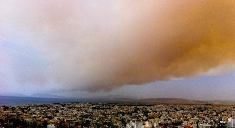 Fotoğraflarla Yunanistan yangını - Resim: 13