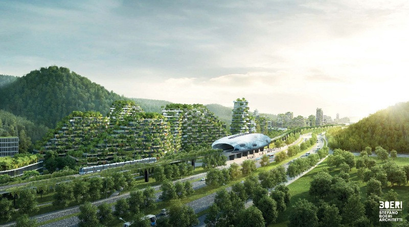 İlk orman kentinin Çin'de ve 2020'de inşa edilmesi planlanıyor - Resim: 1