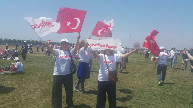 Adalet Mitingi'nden kareler - Resim: 9