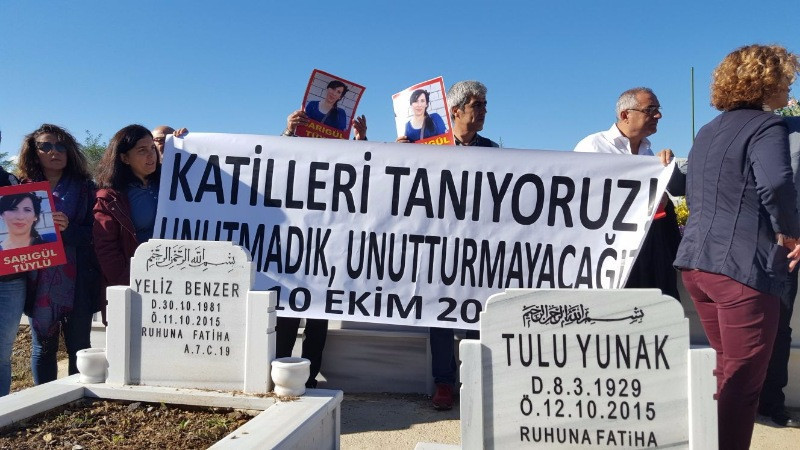 ‘Ankara katliamı’ yıldönümünde anıldı - Resim: 7