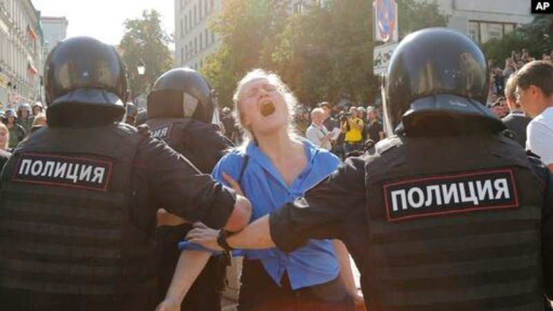 Moskova’da protesto sesleri - Resim: 11