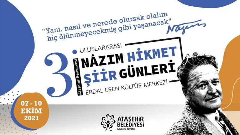 3. Uluslararası Nâzım Hikmet Şiir Günleri 7 Ekim'de başlıyor - Resim : 1
