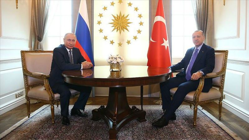 Ankara'da üçlü zirve: Erdoğan-Putin görüşmesi sona erdi - Resim : 1