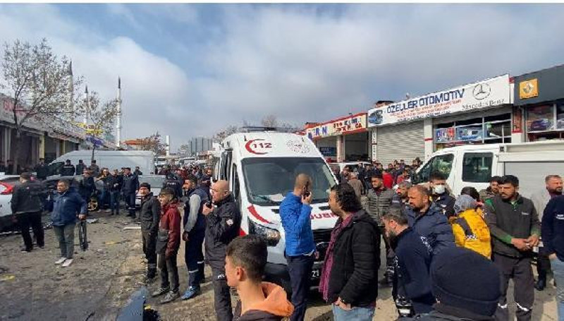 Diyarbakır'da sanayi sitesinde patlama: 15 yaralı - Resim : 1