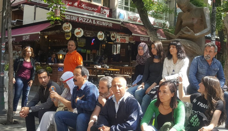 Gülmen ve Özakça'nın direniş alanına polis müdahalesi - Resim : 1