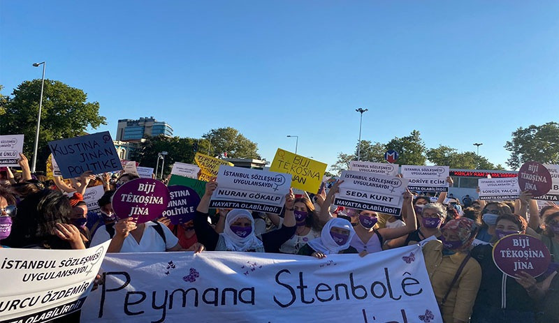 Kadınlar İstanbul Sözleşmesi'ni savunmak için bir arada - Resim: 5