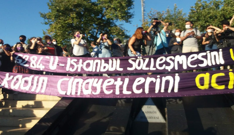 Kadınlar İstanbul Sözleşmesi'ni savunmak için bir arada - Resim: 3