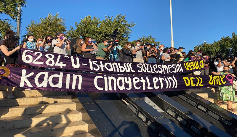 Kadınlar İstanbul Sözleşmesi'ni savunmak için bir arada - Resim: 8