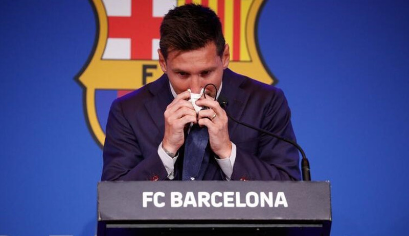 Messi, Barcelona’ya gözyaşları içinde veda etti - Resim : 3