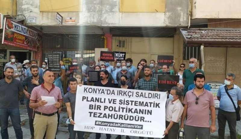 Konya’daki ırkçı katliam Türkiye'nin dört bir yanında protesto edildi - Resim : 1