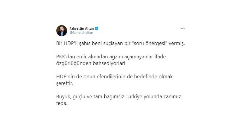 Altun'dan Olay TV önergesine yanıt: Şereftir - Resim : 1