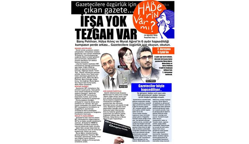 Tutuklu gazeteciler için gazete: İfşa yok, tezgah var - Resim : 1