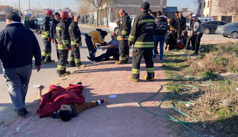 İşçi servisi kaza yaptı: 7 yaralı - Resim : 1