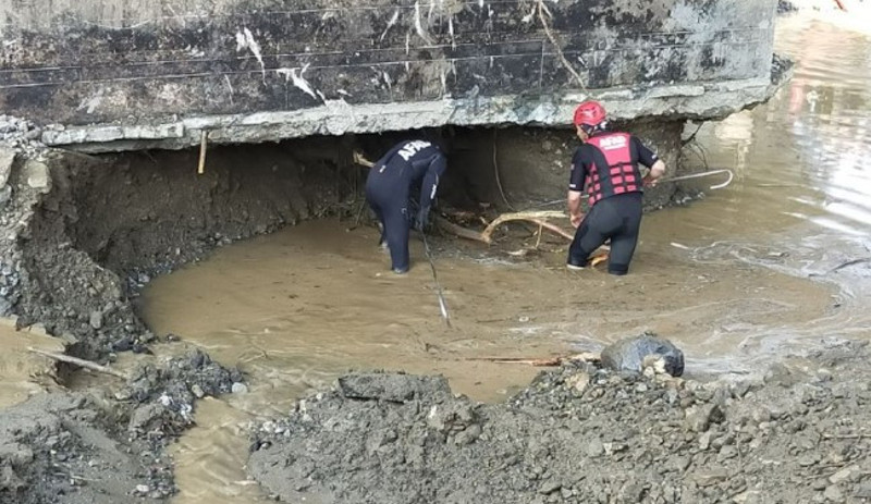 Düzce'de sele kapılan operatörü arama çalışmaları 6. gününde - Resim : 1